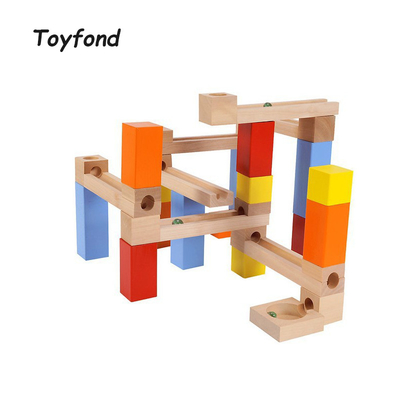 blocs constitutifs en bois Toy Educational For Children Kid du marbre 33Pcs