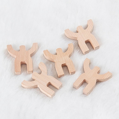 Jouets en bois arrondis de puzzle de forme pour améliorer le caractère de logique