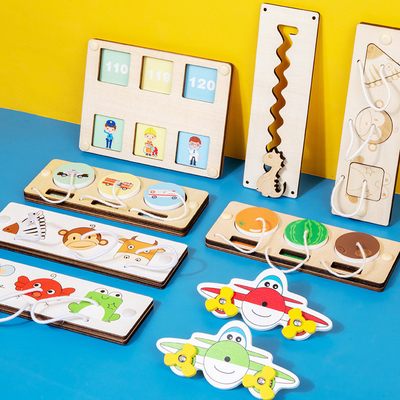 DIY Montessori assortissant l'étude tôt d'enfant d'éducation de conseil d'activité sensorielle