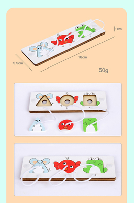 DIY Montessori assortissant l'étude tôt d'enfant d'éducation de conseil d'activité sensorielle