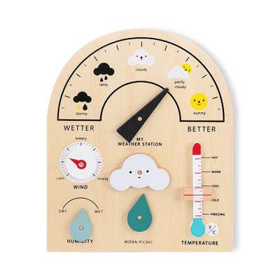 Conseil en bois de Toy Weather Forecast Holiday Calendar de station météorologique