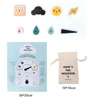 Conseil en bois de Toy Weather Forecast Holiday Calendar de station météorologique