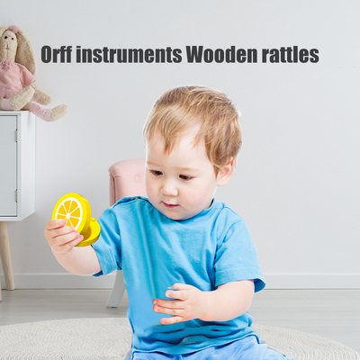 Jouets musicaux en bois pour le bébé d'enfants saisissant Montessori éducatif