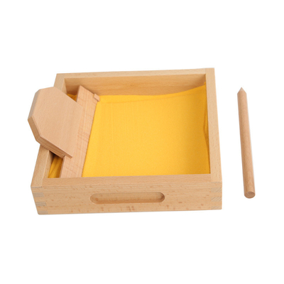 Discours de Montessori de boîte de peinture de sable enseignant les jouets éducatifs