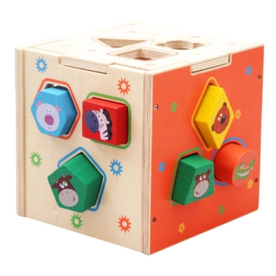 Résolution des problèmes géométrique en bois de développement de Toy Teaching Aid Baby Brain