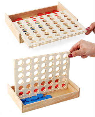 Les enfants éducatifs alignent le puzzle Toy Wooden Foldable de conseil de rangée