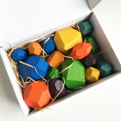 Coloré bloc constitutif les aides pédagogiques et les jouets de première éducation